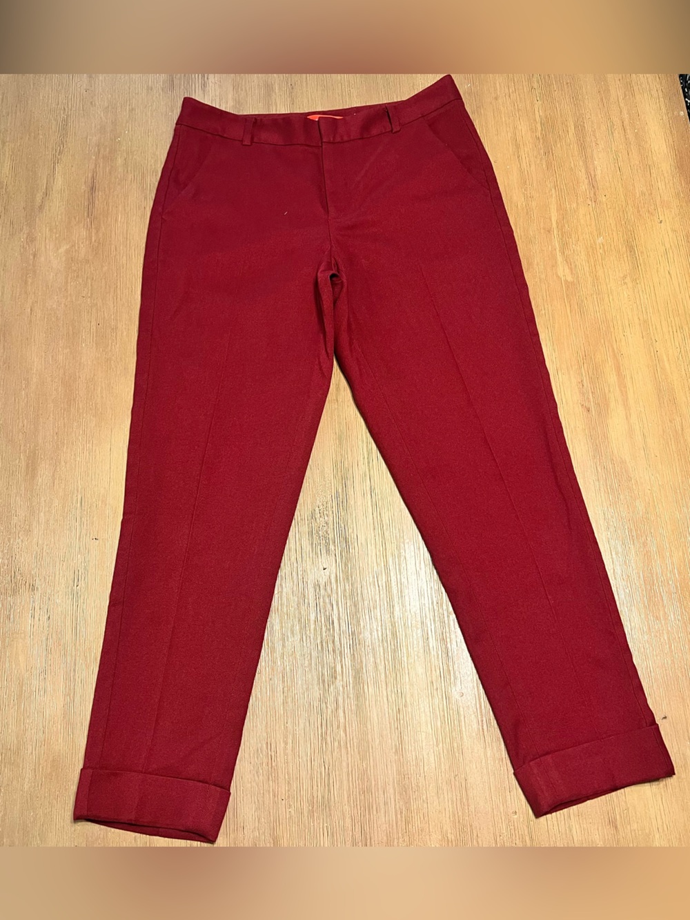 Cartonnier Burgundy Ankle Trousers